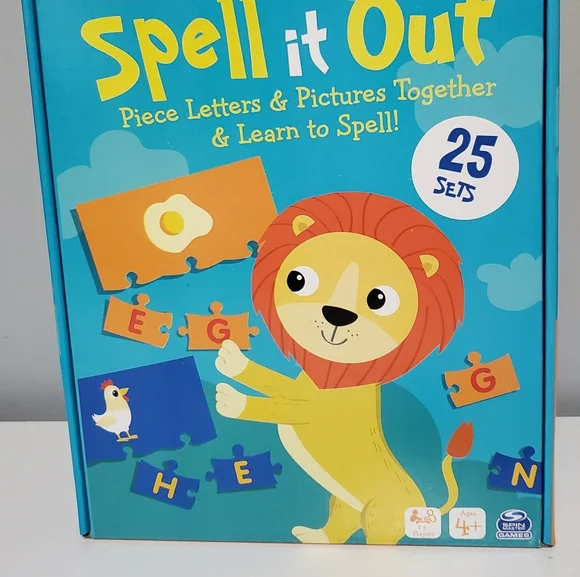 Spell It Out puzzle, Match Your Math puzzle,Ready for School ages 2-5 yes. New - Picture 7 of 14